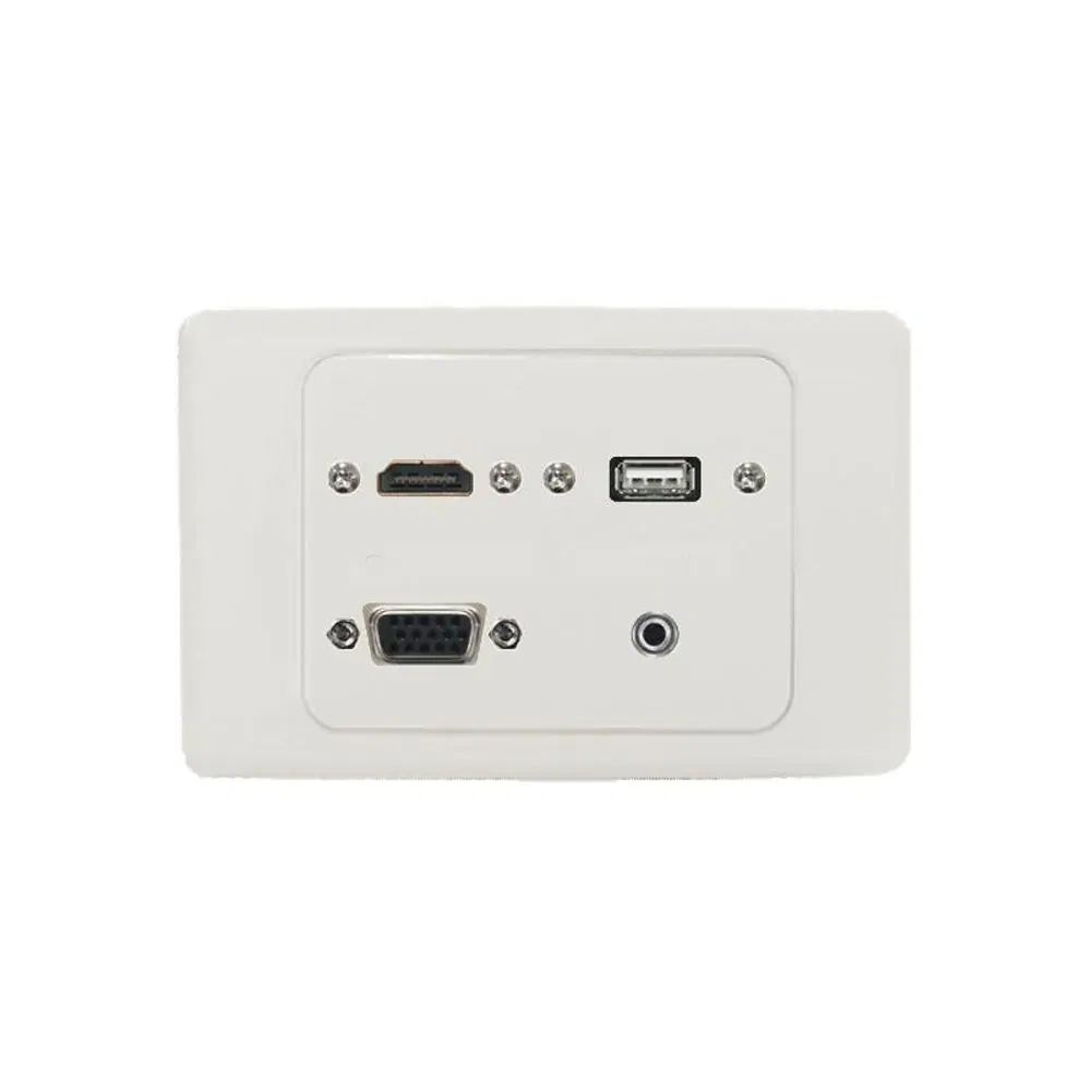 Lindy HDMI + VGA + USB + PC Audio Wall Plate