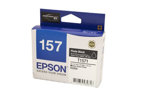 Epson 157 Photo Black Ink Cart For R3000