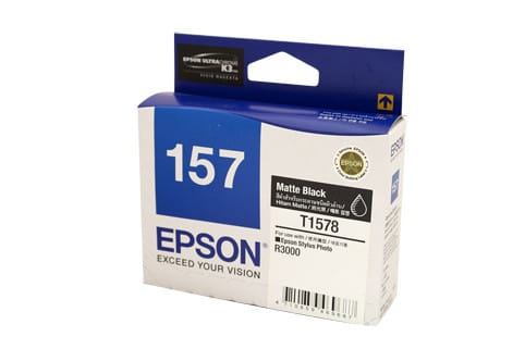 Epson 157 UltraChrome K3 -Matte Black Ink Cart