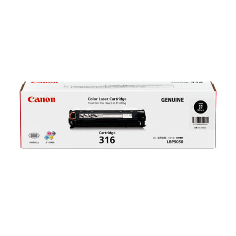 Canon CART316 Black Toner suits LBP5050N