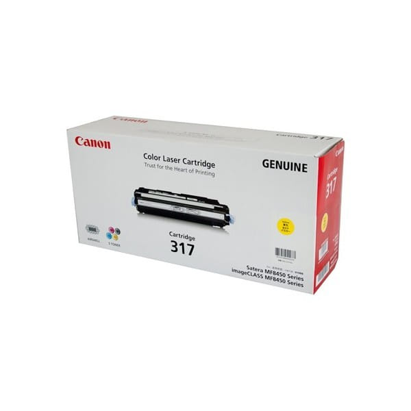 Canon 317 Y Toner Cartridge Original Yellow