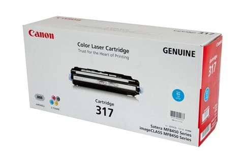 Canon 317 C Toner Cartridge Original Cyan