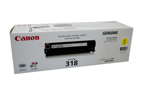 Canon 318 Y Original Yellow