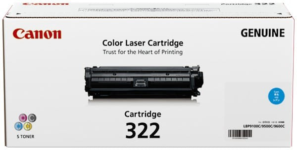 Canon 322 C Original Cyan
