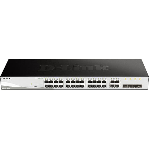 D-Link DGS-1210-28 28-Port Gigabit WebSmart Switch With 24 UTP And 4 SFP Ports