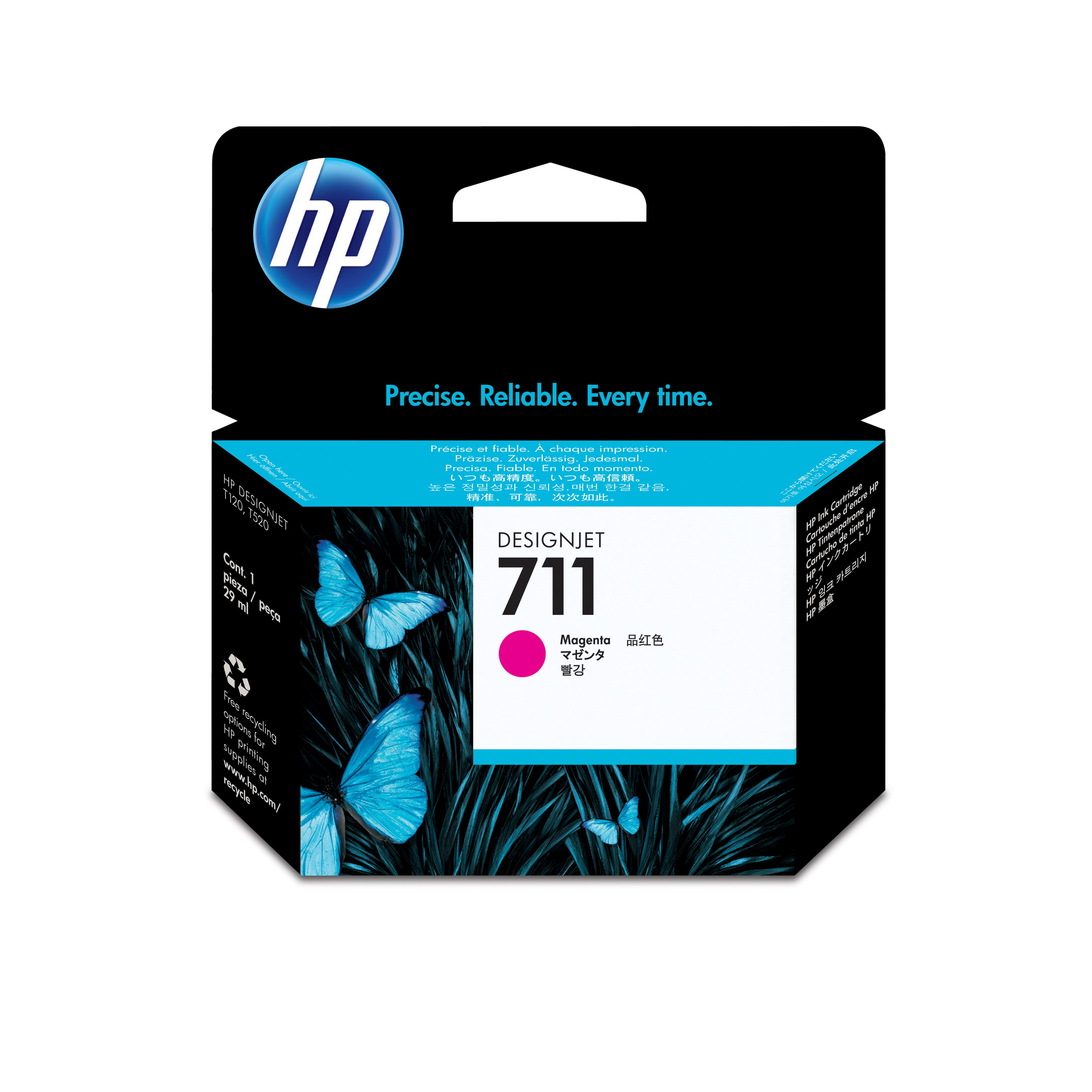 HP 711 29ml Magenta Ink Cartridge