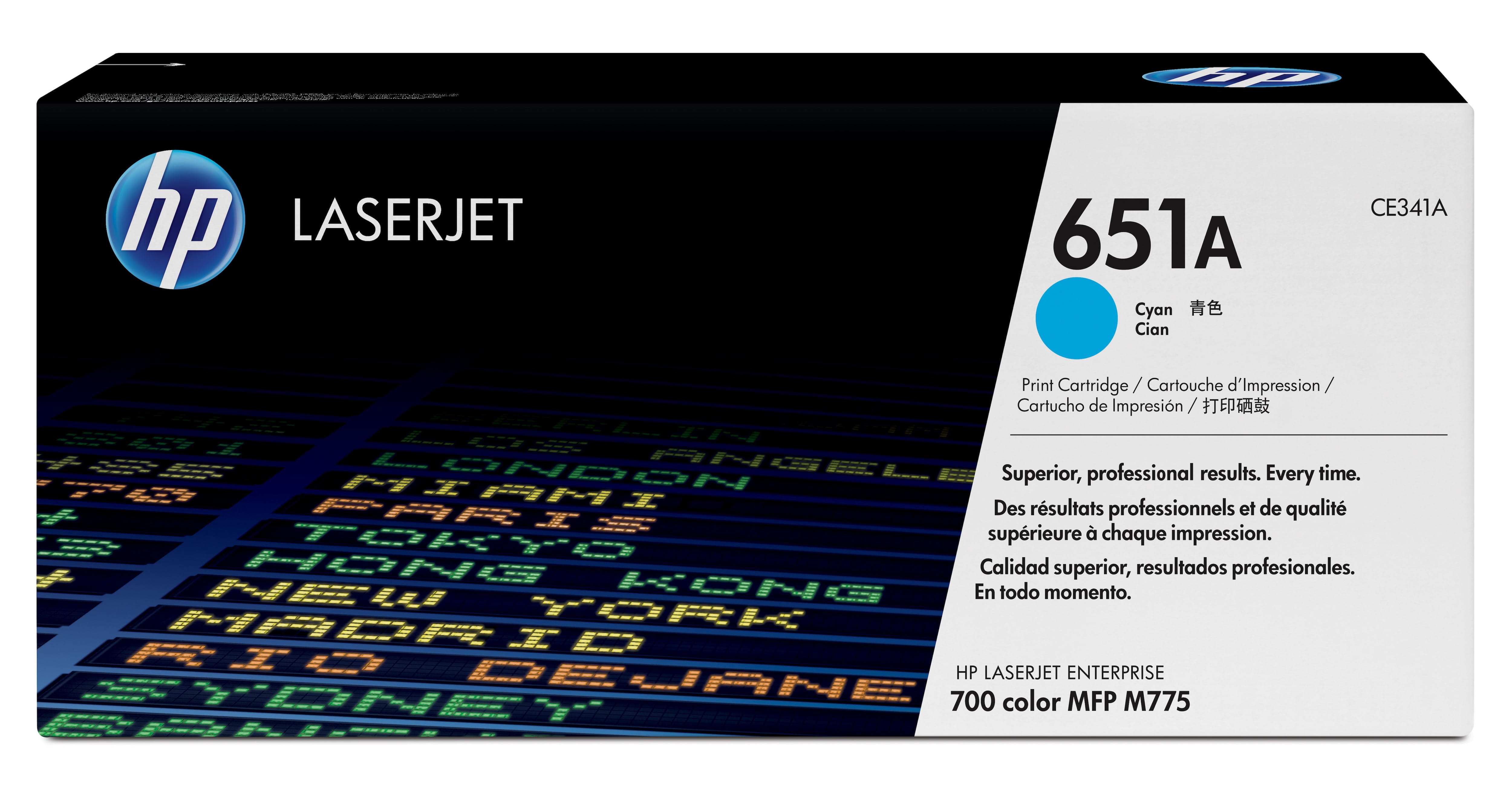 HP 651A Cyan Original Toner Cartridge