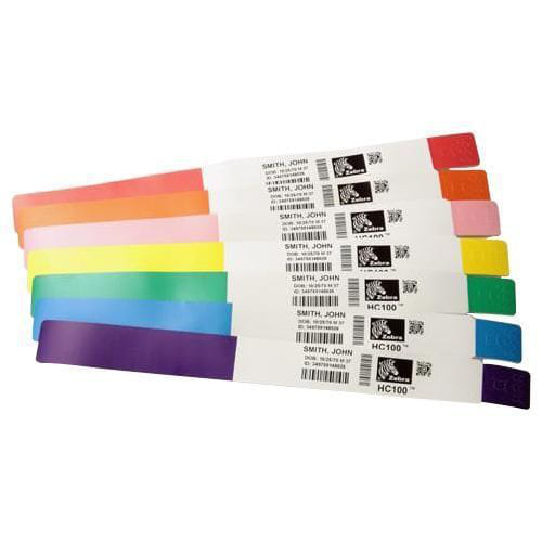 Zebra Z-Band Fun Orange Self-adhesive Printer label