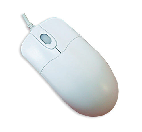 Seal Shield Mouse USB Type-A Optical 800 DPI - White