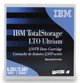 IBM LTO6- 2.5/6.25TB Data Cartridge