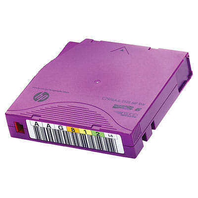 HP LTO6 Ultr 2.5TB/6.25TB RW DC WNCL x20