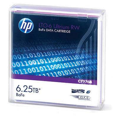 HP LTO6 Ultrium 6.25TB BaFe RW Data Tape