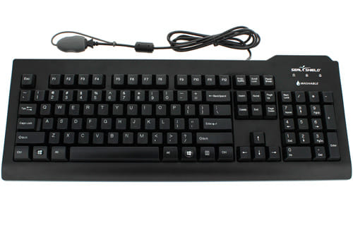 Seal Shield Silver Seal Keyboard Black