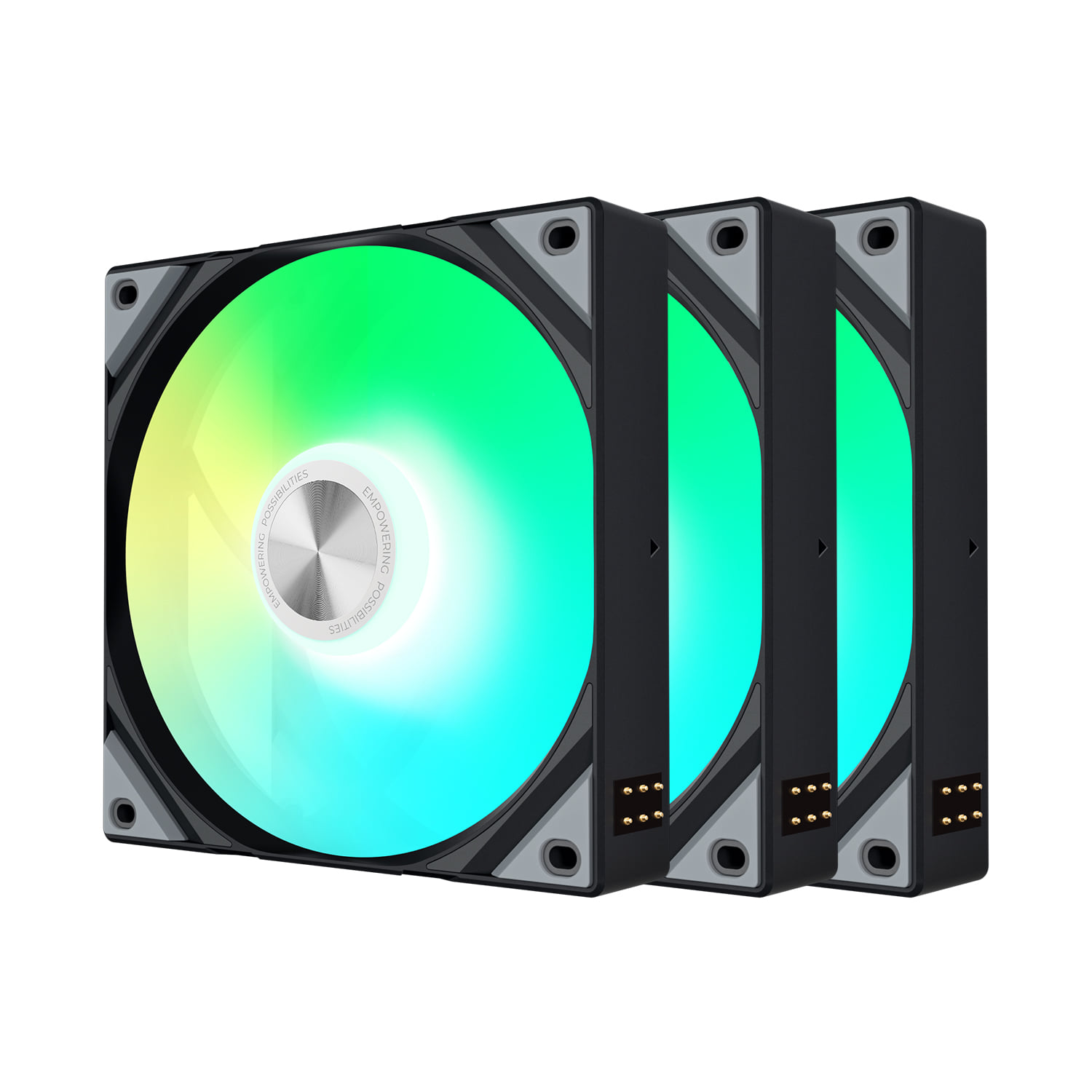 TRYX ROTA SL 120 120mm ARGB Fan - Black 3-Pack