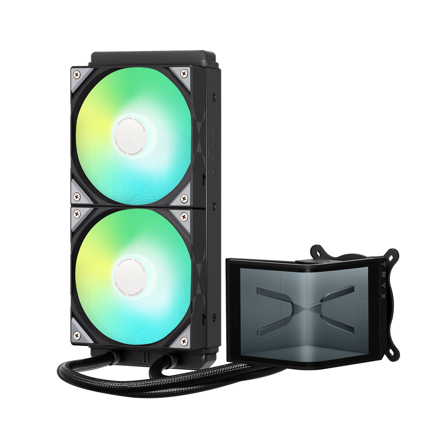 TRYX Panorama SE 240mm ARGB All-In-One Liquid Cooler - Black
