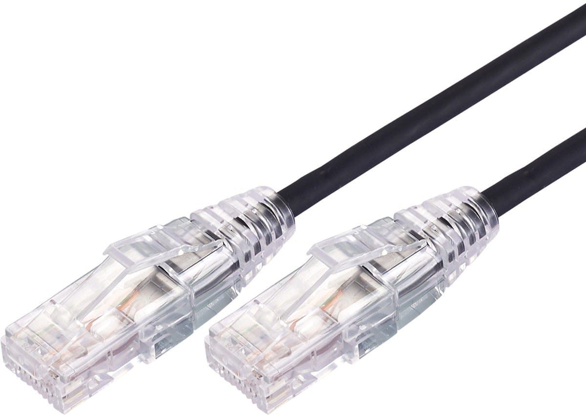Comsol 5M Ultra Thin CAT 6A UTP Patch Cable Black