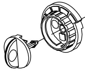 Honeywell Restricted Kit Knob Head Lift Cam