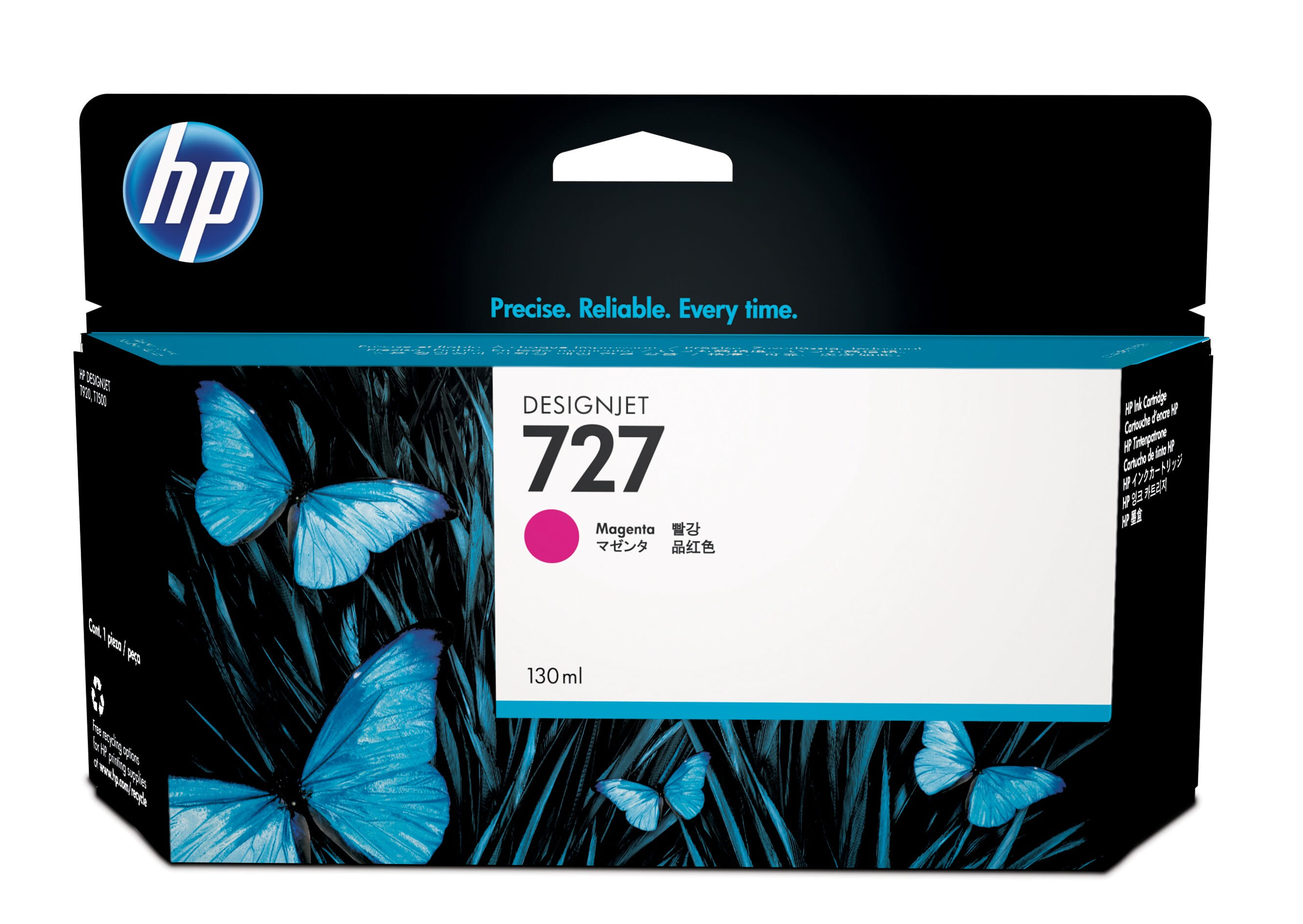 HP 727 130ml Magenta Ink Cart