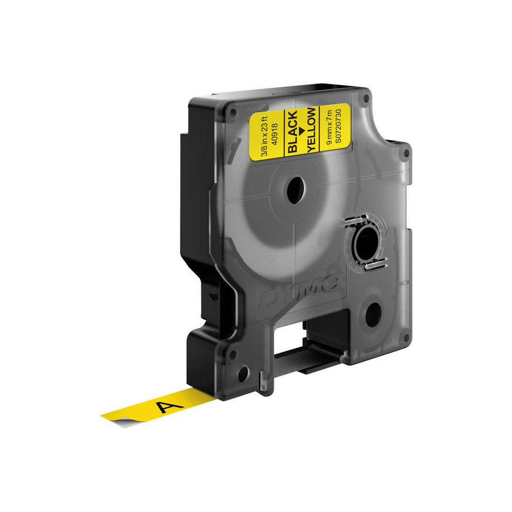 DYMO D1 Standard - Black on Yellow 9mm