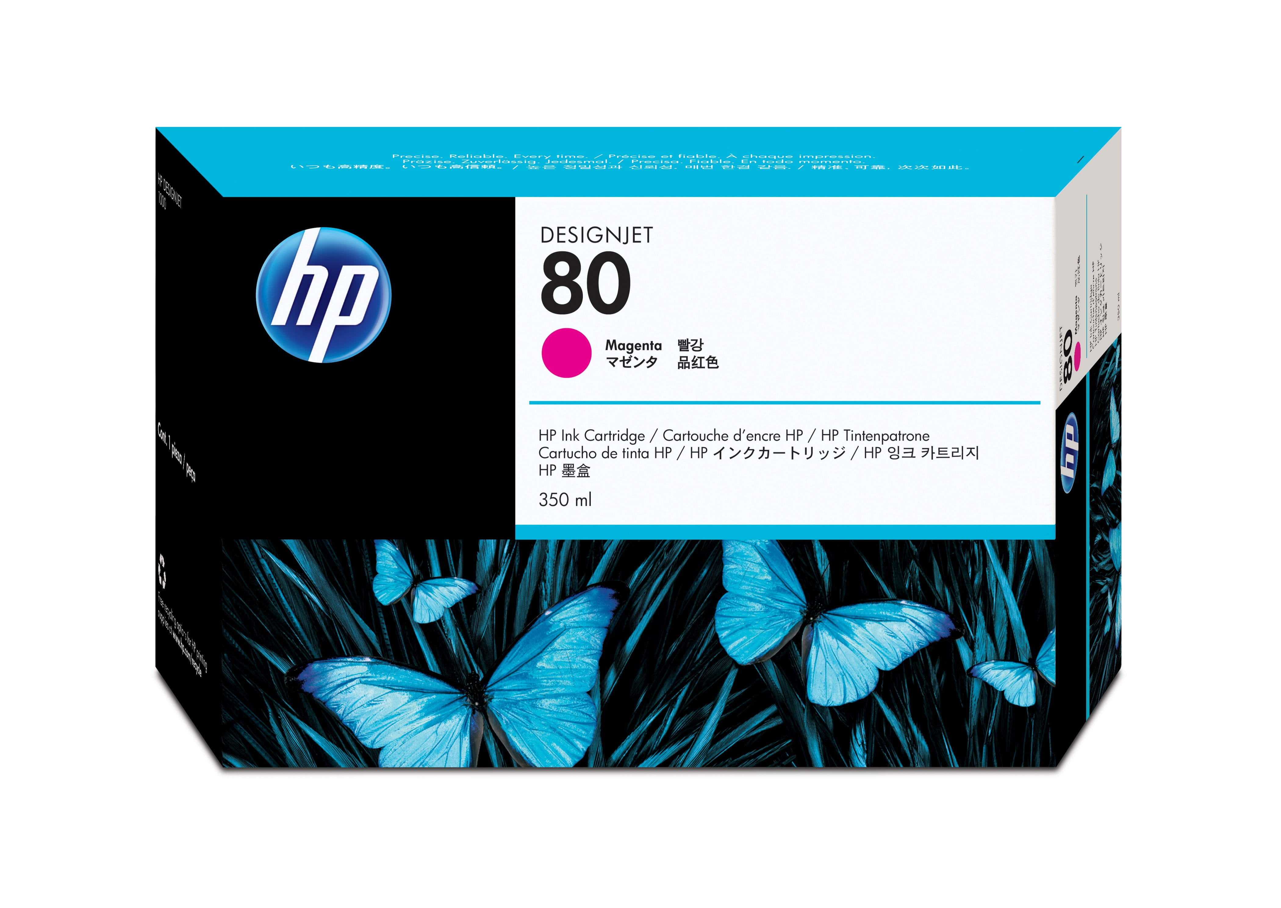 HP 80 350ml Magenta Ink Cart C4847A