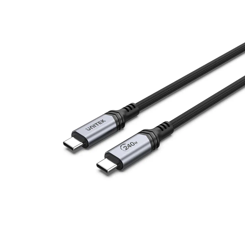 Unitek 2M USB 2.0 CM to CM PD Charging Cable Black