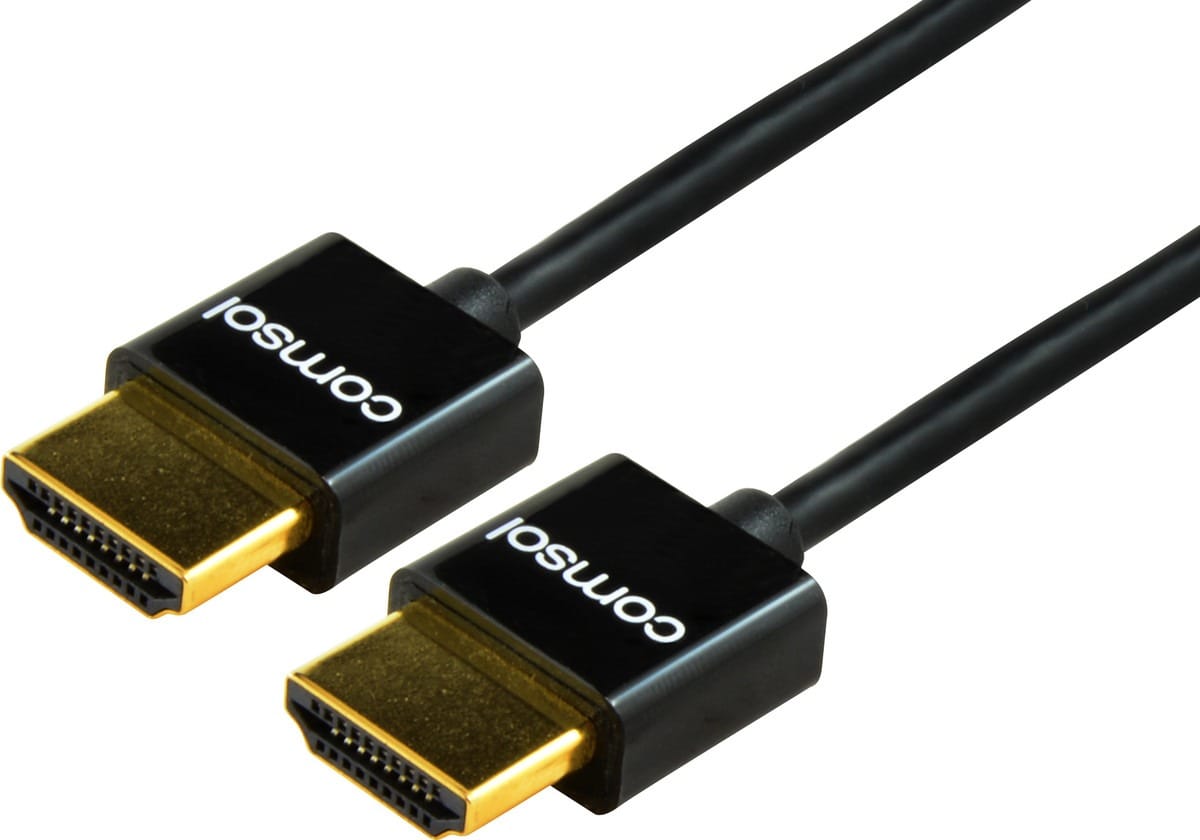 Comsol 1M Super Slim HighSpeed HDMI Cable w/Eth