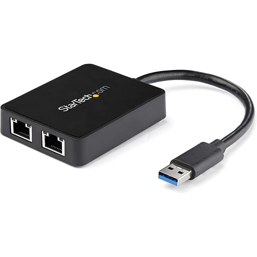 Startech USB 3 2-Port Gigabit Ethernet LAN Adapter
