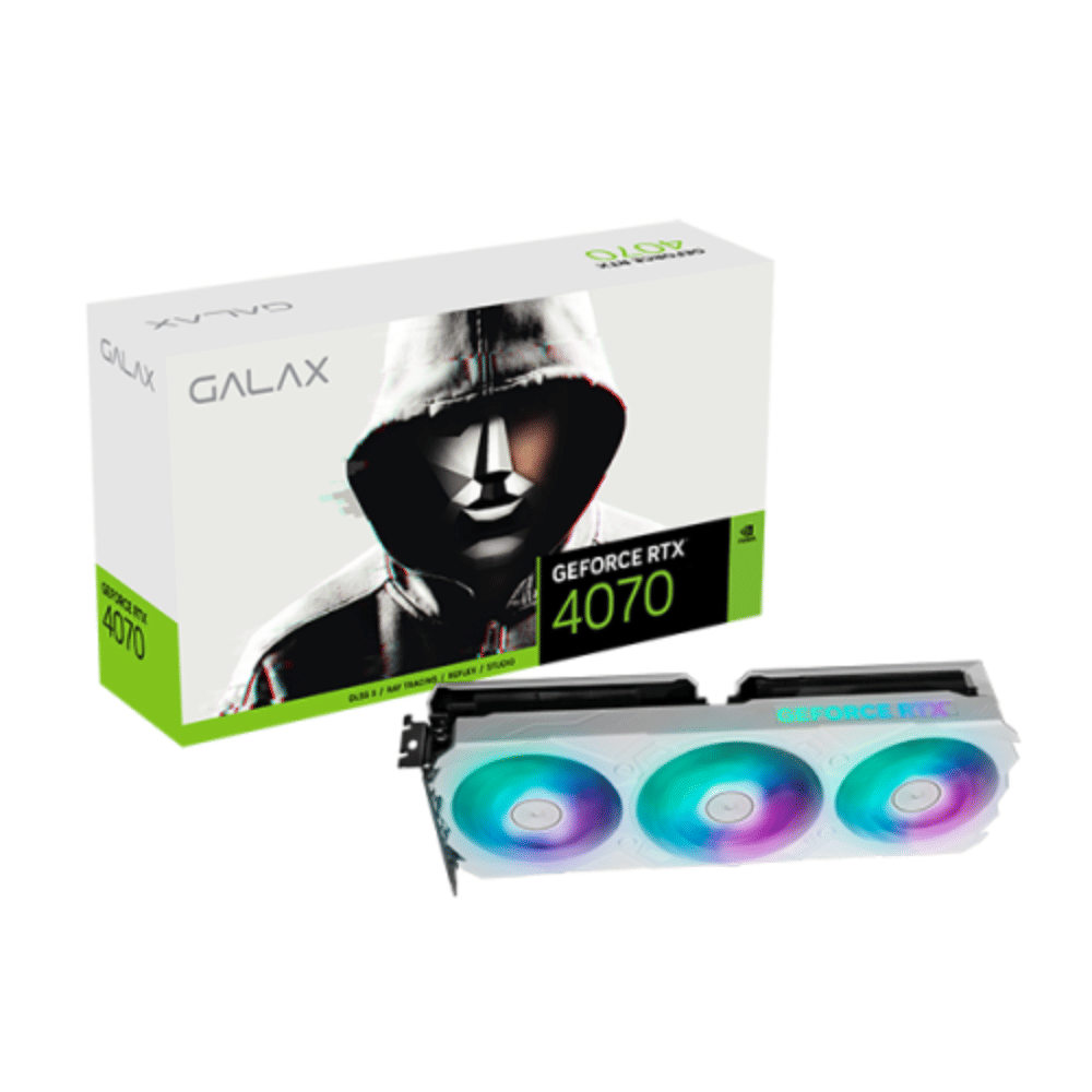 GALAX RTX 4070 EX Gamer White 12GB GDDR6X Graphics Card