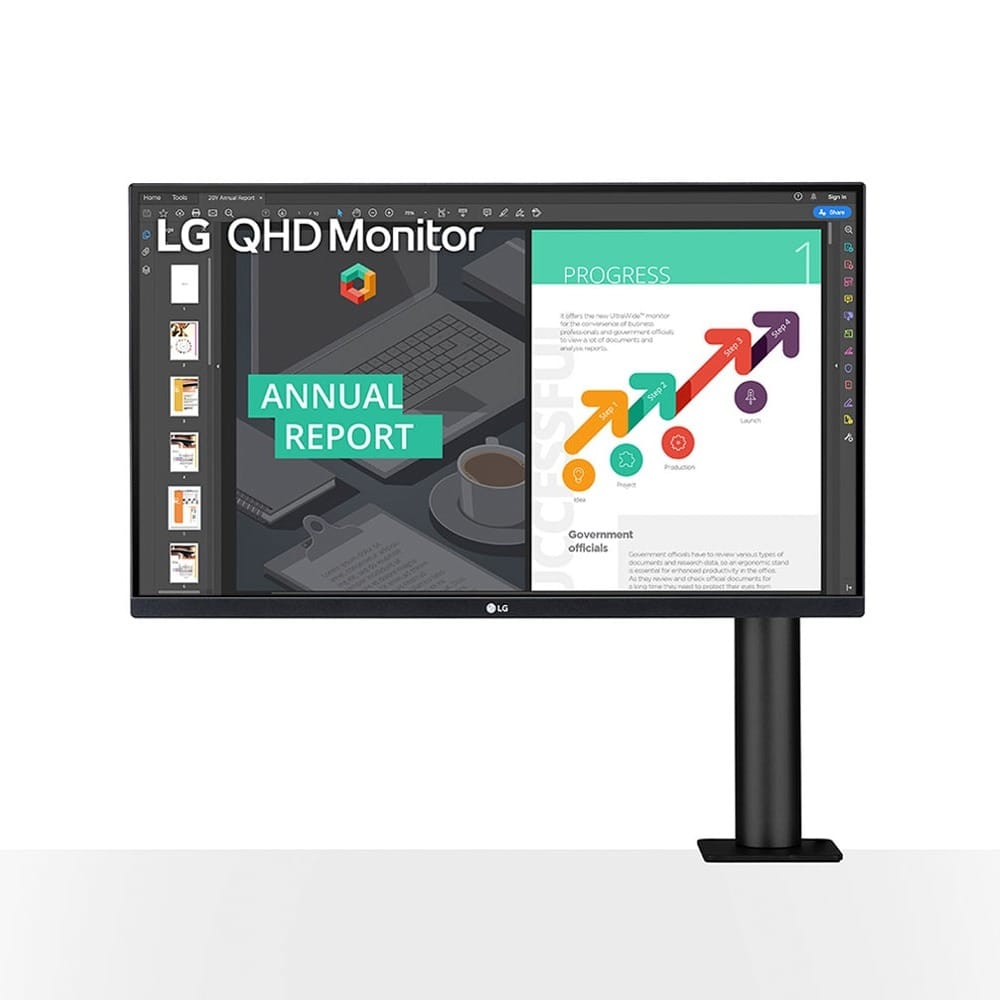 LG LED display 27" Quad HD LCD Black