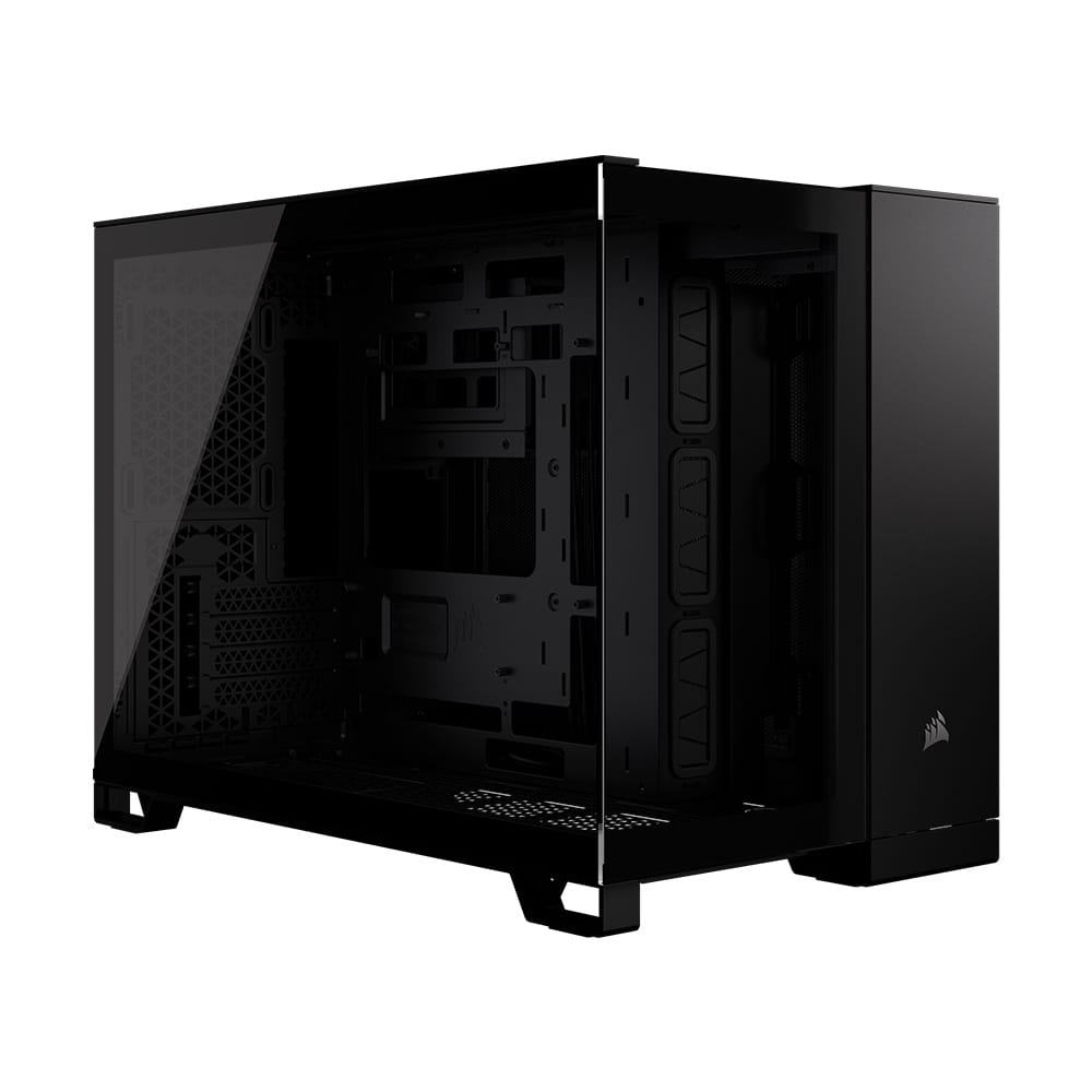 2500X Mid-Tower Dual Chamber PC Case - Black
