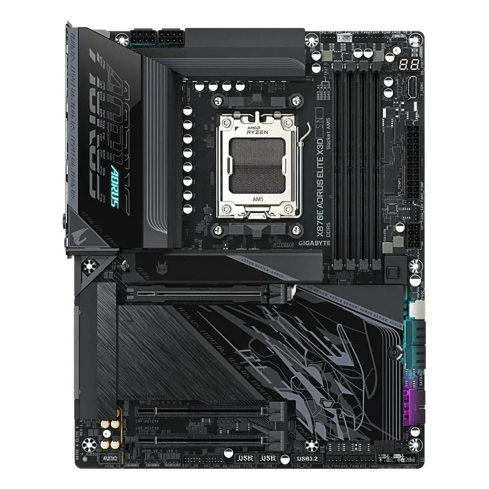 Gigabyte X870E AORUS ELITE X3D AM5 ATX Motherboard
