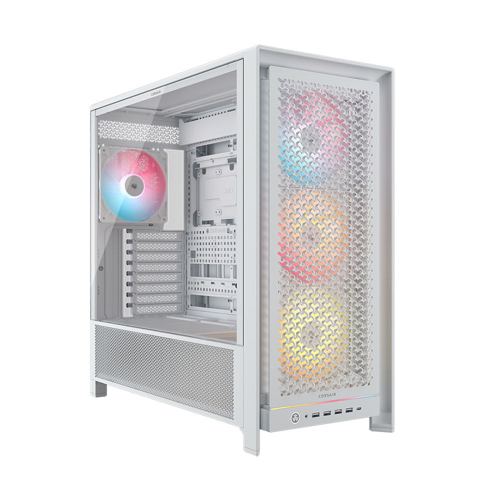 Corsair Frame 5000D RS ARGB Airflow E-ATX MidTower Case - White