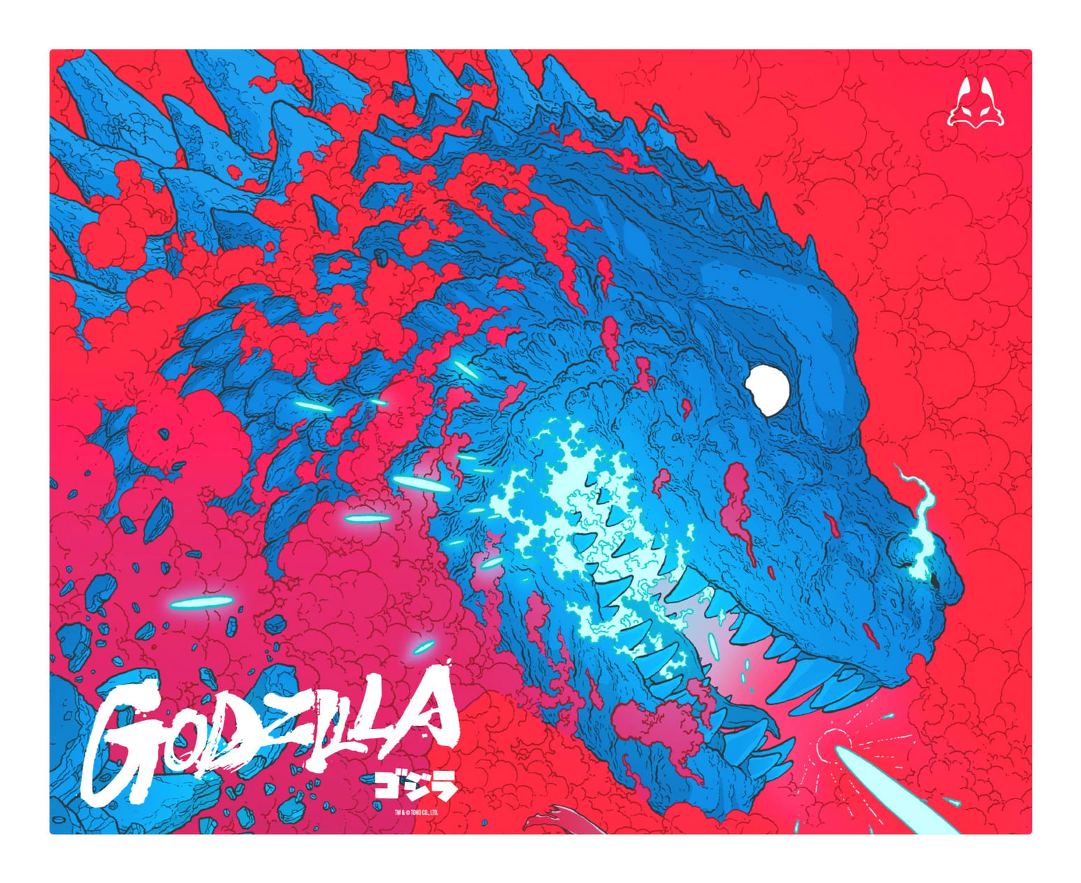 Arbiter Studio TENKO GODZILLA Mousepad - Heat Ray