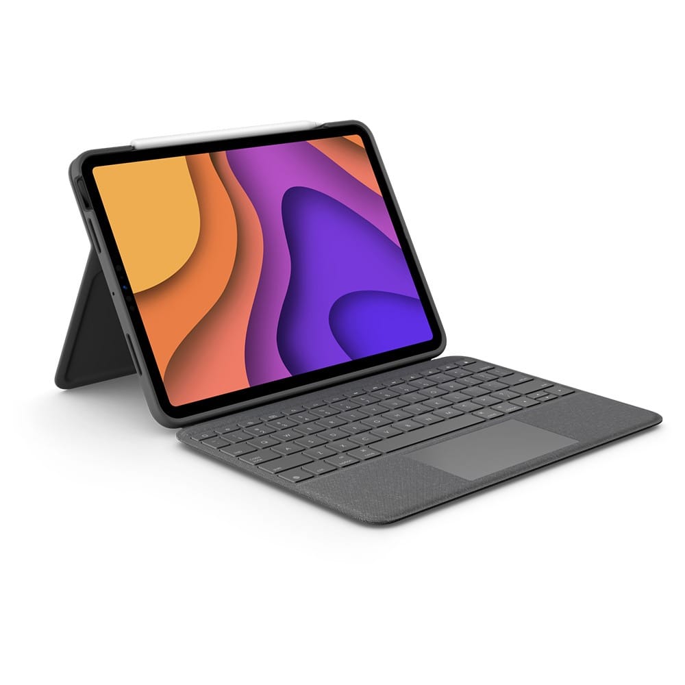 Logitech Folio Touch Keyboard Case With Trackpad For iPad Air 4th Gen - Oxford Grey