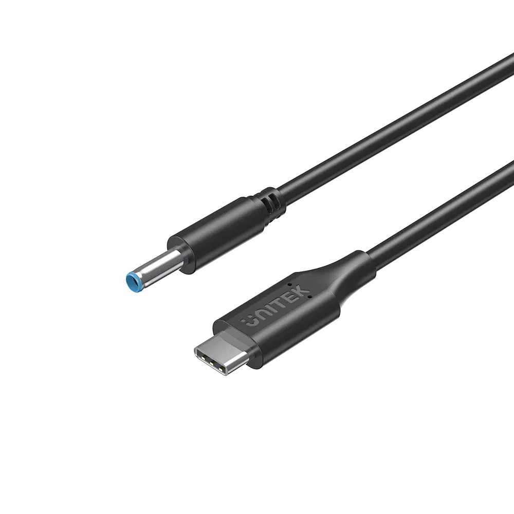 Unitek 1.8M USBC to DC4 Charging Cbl for HP Laptop