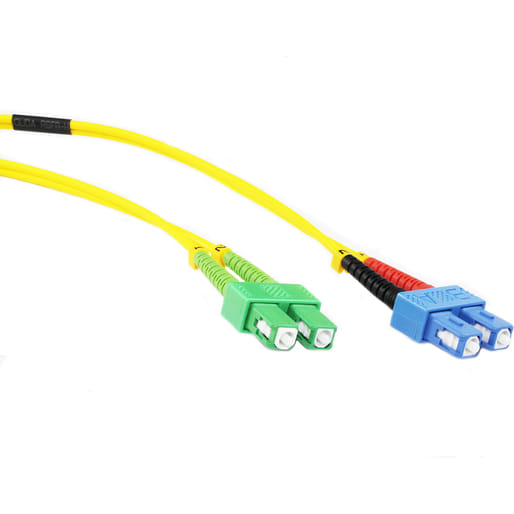 15M OS1 Single mode SC-SCA Fibre Optic Cable