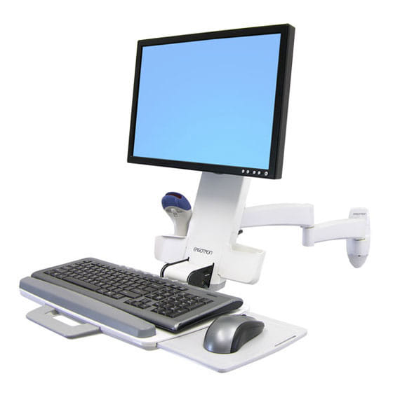 Ergotron 200 Series Combo Arm WHT Colour