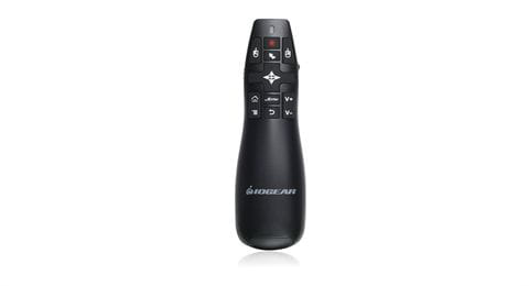 Iogear Point Pro 2.4GHz Gyroscopic Wireless Mouse - Red