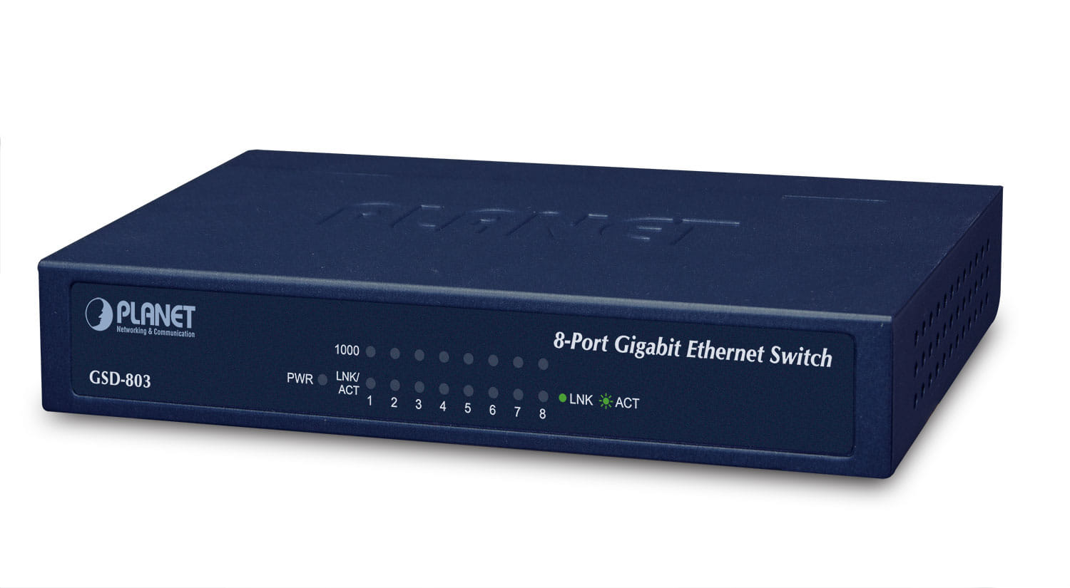Planet Network Switch Gigabit Ethernet (10/100/1000) - Blue