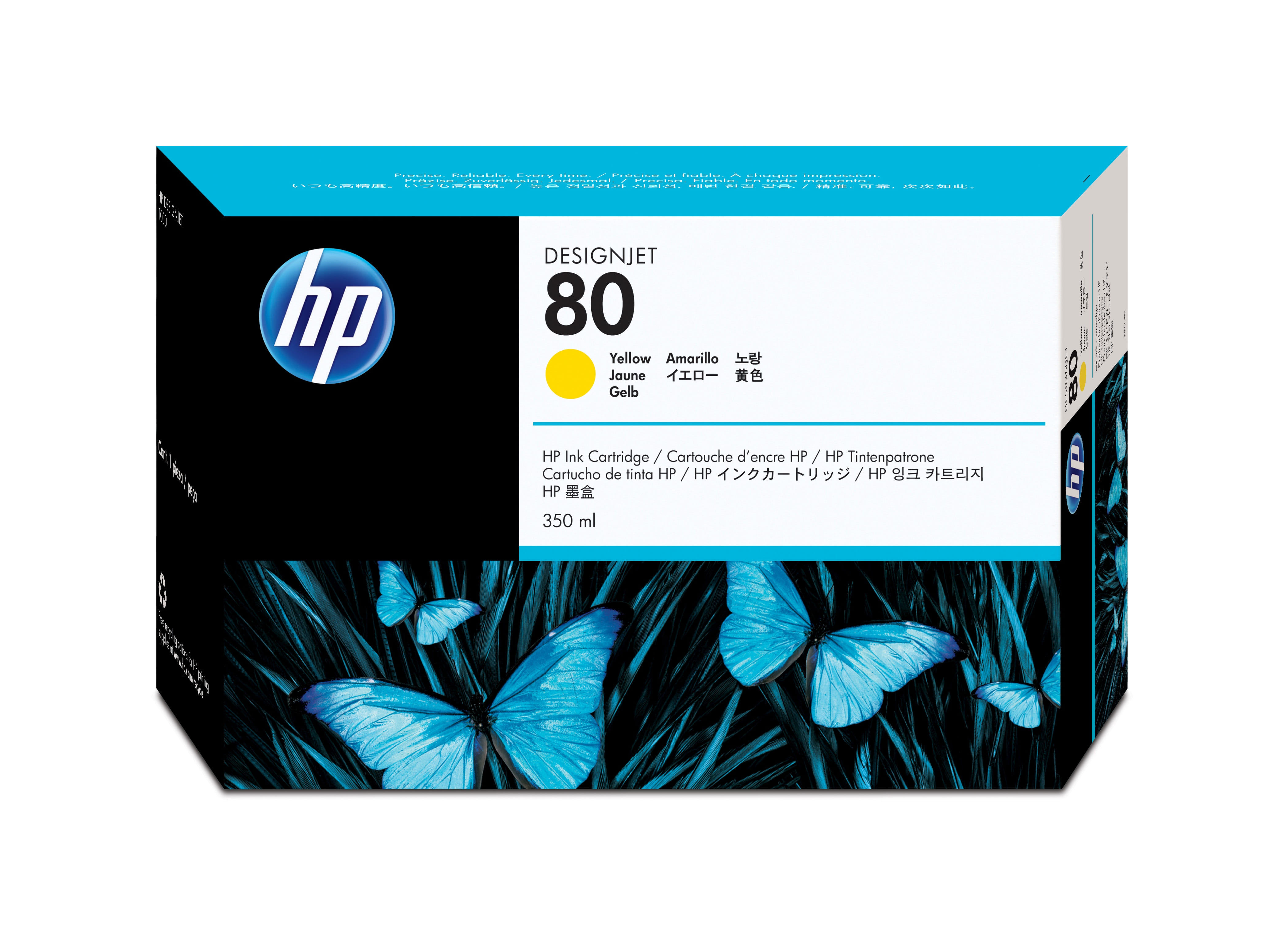 HP 80 Original Yellow