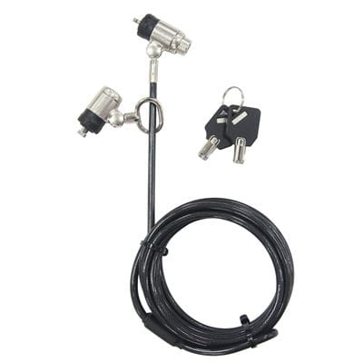 Targus DEFCON Dual T-Lock Keyed Cable Lock - 25 Pk