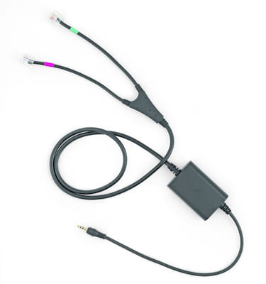 Sennheiser CEHS-CI 03 RJ 45 & 9 2.5mm Cisco Adapter Cable Black