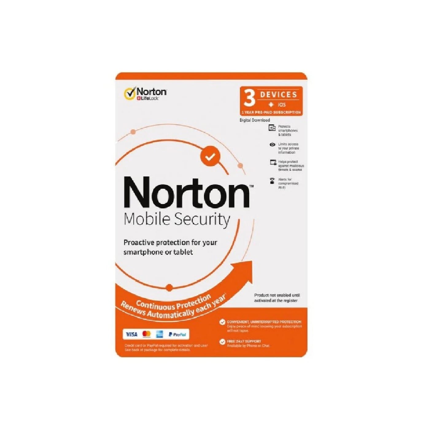 Norton Mobile Security 3 Devices 2-Year