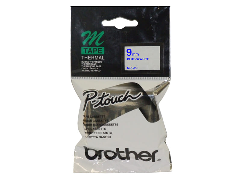 Brother Label-Making 9mmx8m Tape - Blue on White