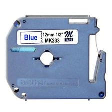 Brother Label-Making 12mmx8m Tape - Blue on White