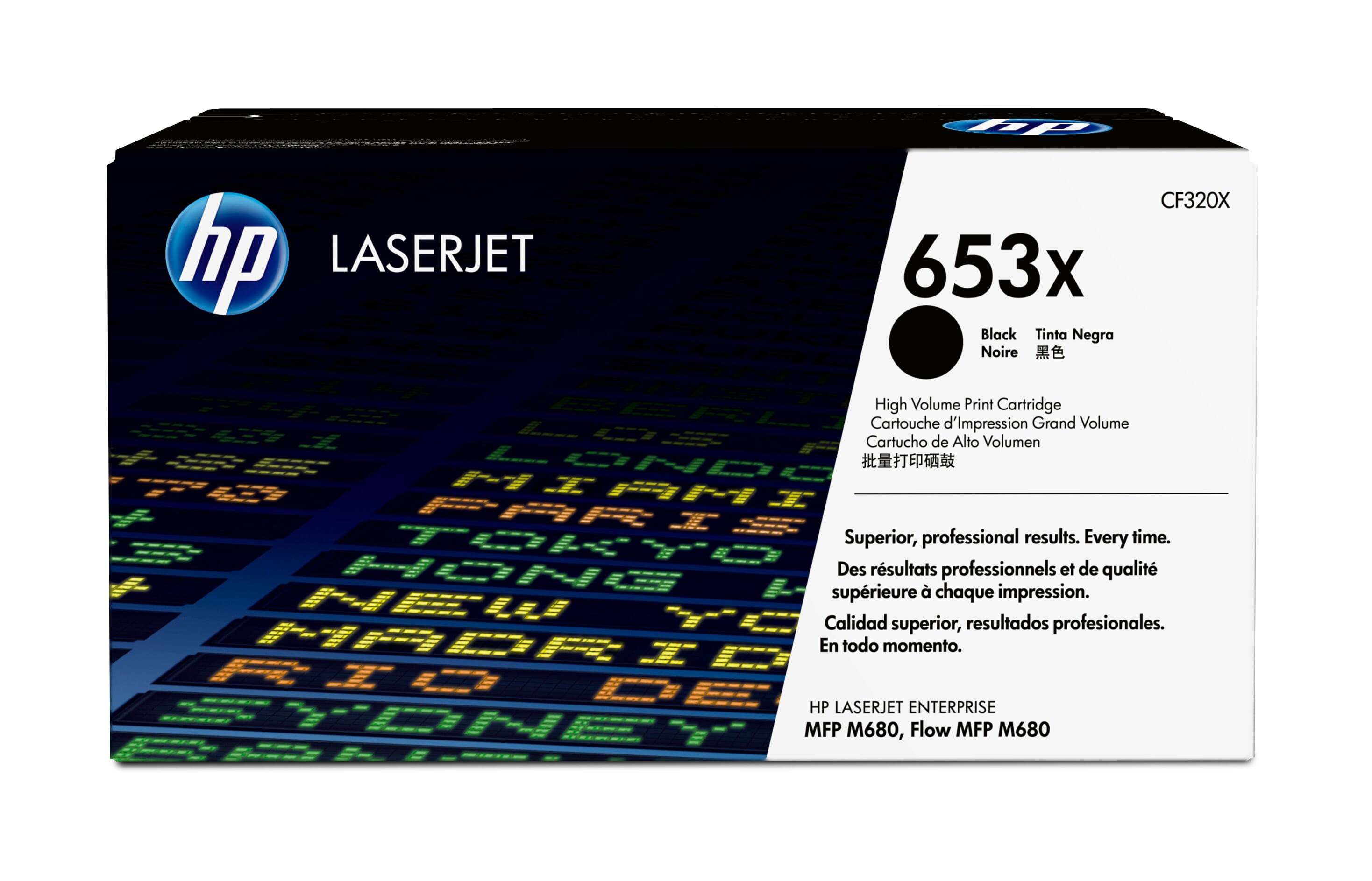 HP 653X Black LJ Toner Cartridge 