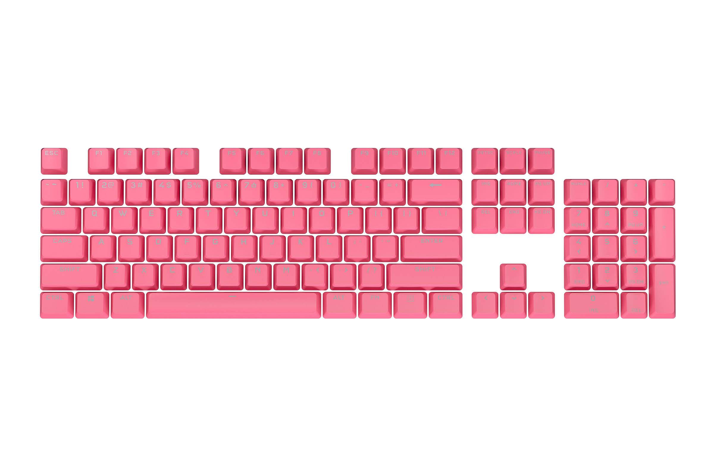 CORSAIR PBT Double-Shot Pro Keycap Mod Kit, Pink