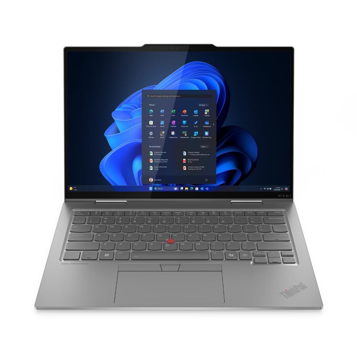Lenovo ThinkPad X1 2-in-1 Gen10 Aura Edition 14" WUXGA IPS Touchscreen Laptop, Ultra 5 238V-vPRO, 32GB RAM, 512GB SSD, Windows 11 Pro