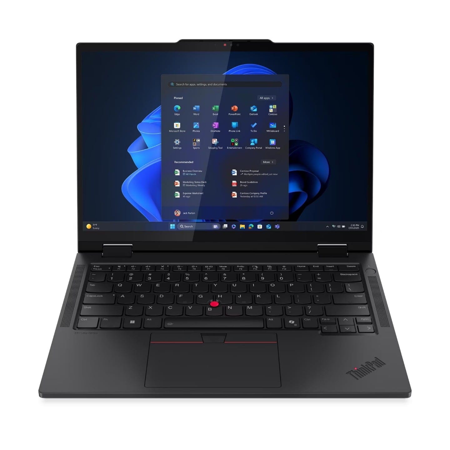 Lenovo ThinkPad T14S 2-1 G1 14" WUXGA Touchscreen Laptop, Ultra 7, 32GB RAM, 512GB SSD, Windows 11 Pro
