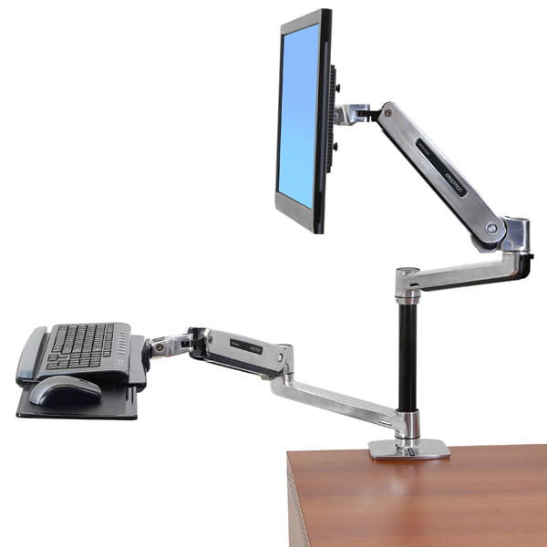 Ergotron WorkFit Monitor Mount / Stand 42" Aluminium